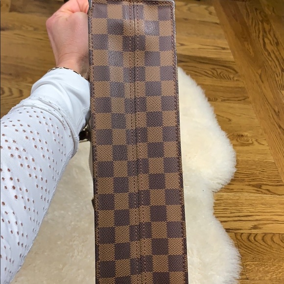 💯 Louis Vuitton Sac Plat Brown Handles - Picture 8 of 8